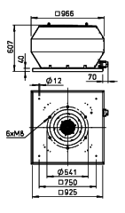 Helios VDD 500/4 Ex Çatı Fanı