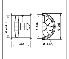 Helios HRFD 400/4 Kanal Tipi Aksiyel Fan