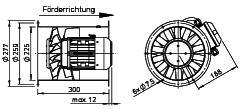 Helios AMW 225/2 Kanal Fanı