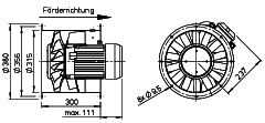 Helios AMW 315/4 Kanal Fanı