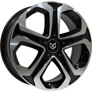 TORK 9318 8X18İNÇ  5X114.3 ET50 64.1 BLACK MACHINED XL ÇELİK JANT