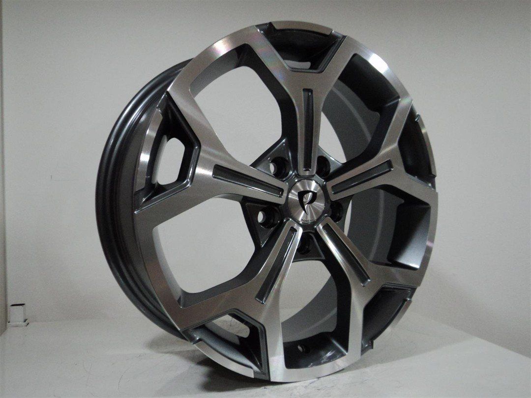 POWCAN BK 5409 6.5x16inç 5x114.3 ET50 66.1 Black Machıned XL Replika Çelik Jant