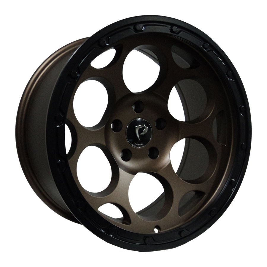 BK 5748 9X18İNÇ  6X139.7 ET-20 110 MAT BRONZE BLACK LIP ÇELİK JANT