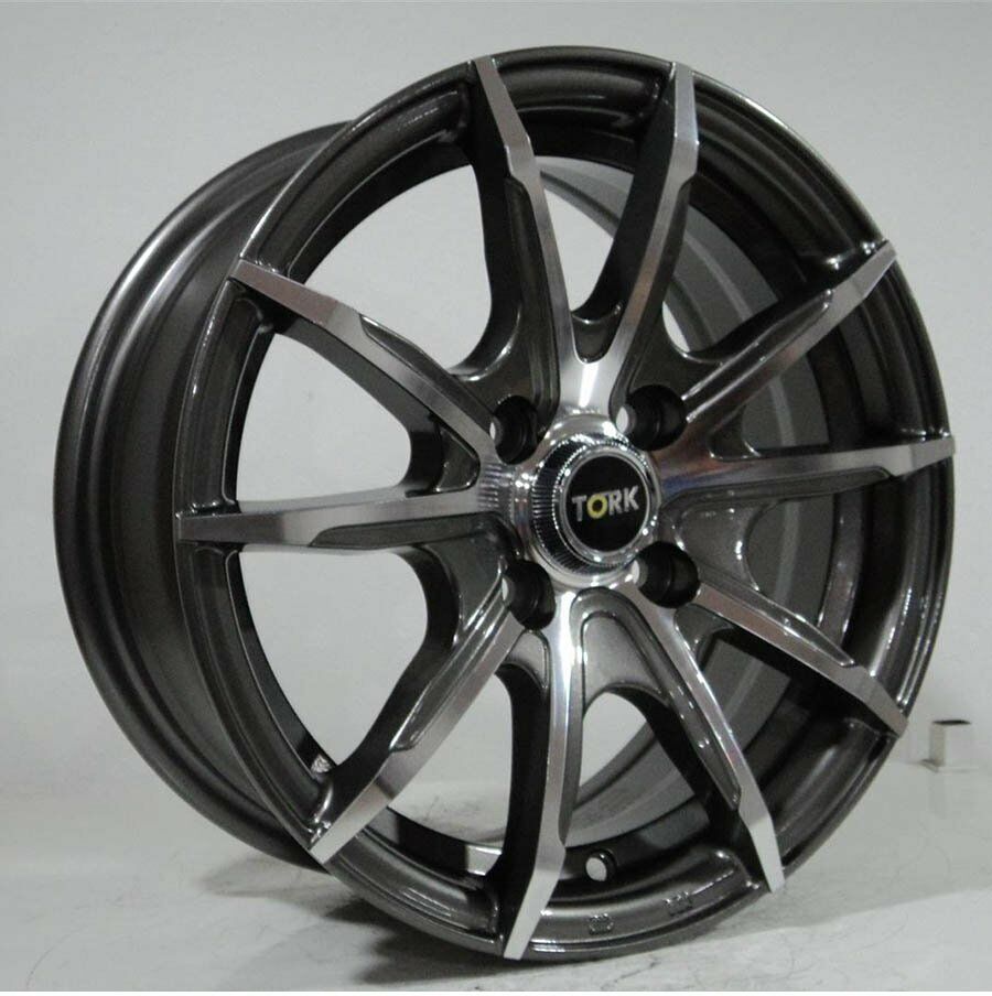 Megatork TORK 3255 6x14inç 4x100 et35 73.1 Silver Machined Çelik Jant