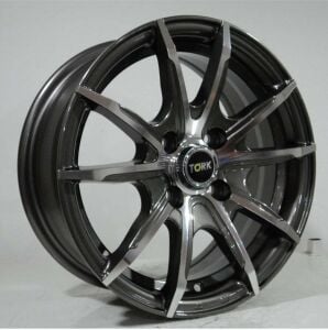 Megatork TORK 3255 6x14inç 4x100 et35 73.1 Silver Machined Çelik Jant