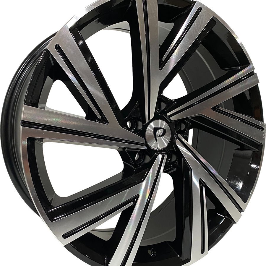 BK 5805 8X19 inç 5X112 ET45 57.1 BLACK MACHINED X