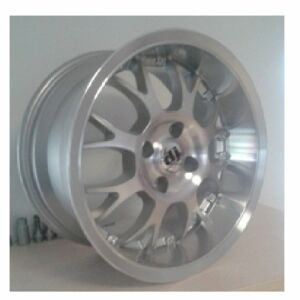 DJ 452 8x15inç 4x100 Silver Diamond Çelik Jant