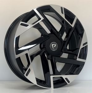 BKY 1223 7.5X19İNÇ  5X114.3 ET51 67.1 BLACK MACHINED XL ÇELİK JANT