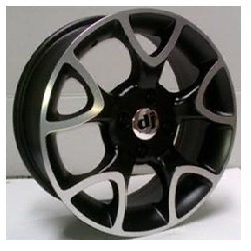 DJ 524 6.5x15inç 4x100 Black Diamond Çelik Jant OPC JANTI