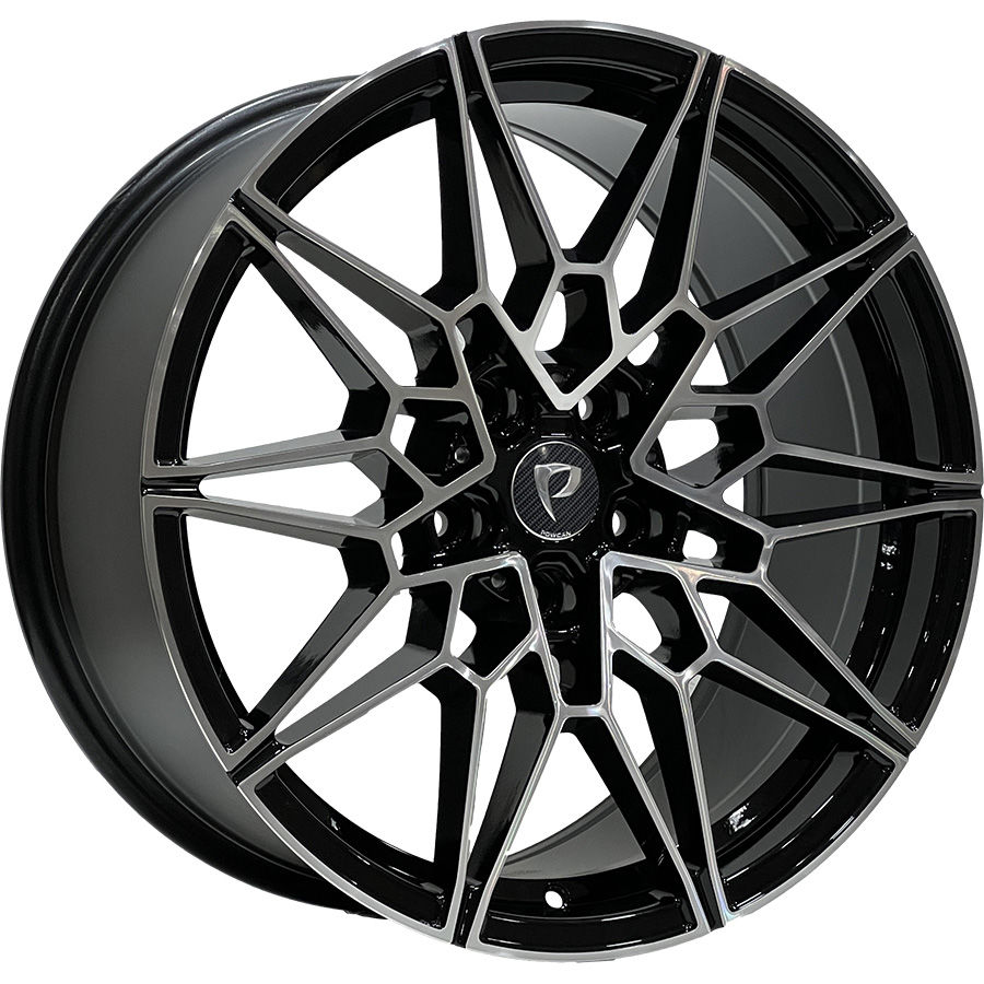 BKY 1027 8X19 inç 5X112 ET25 66.56 BLACK MACHINED XL