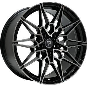 BKY 1027 8X19 inç 5X112 ET25 66.56 BLACK MACHINED XL