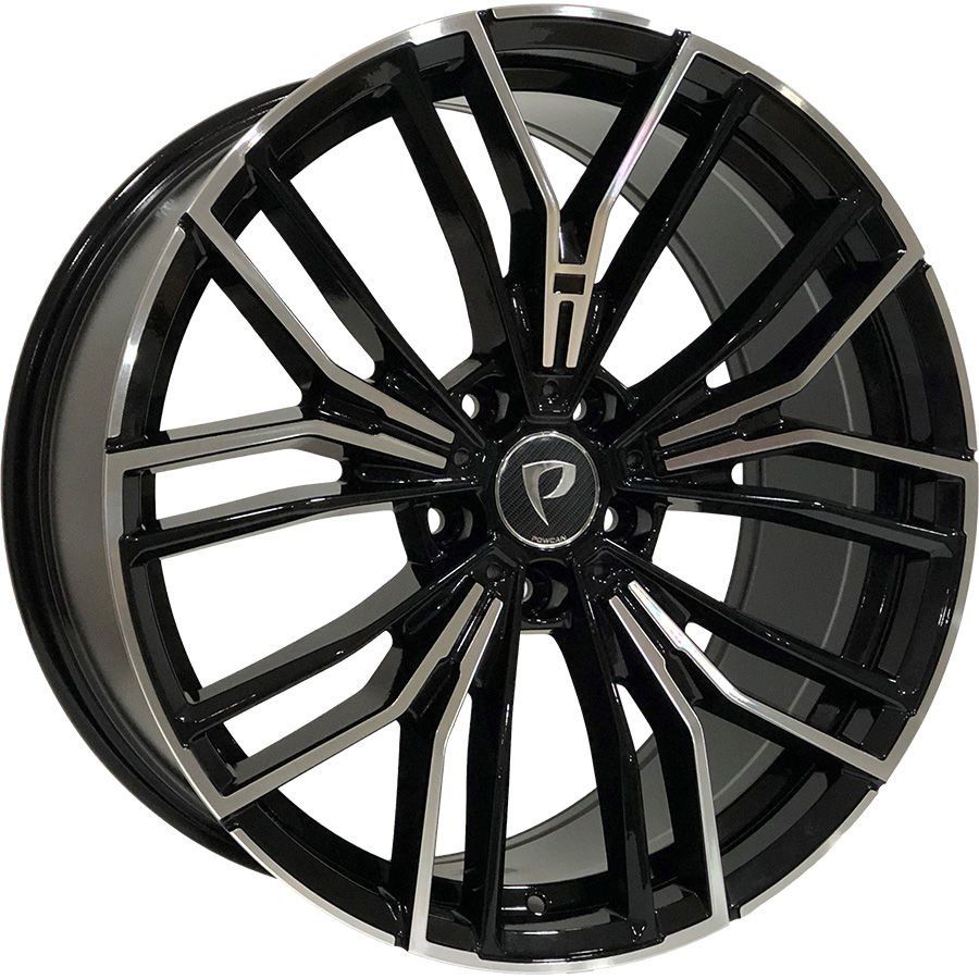 BK 5964 9X19 inç 5X112 ET40 66.6 BLACK MACHINED XL