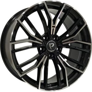 BK 5964 9X19 inç 5X112 ET40 66.6 BLACK MACHINED XL
