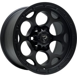 BK 5748 9x18 inç 6x127 et-12 71.6 MAT BLACK  Machined Çelik Jant