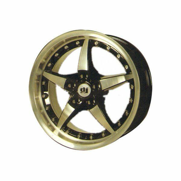 DJ 442 8.5x18inç 5x120 Black Diamond Çelik Jant