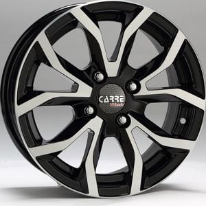 Carre 534 6.5x15inç 4x100 Black Diamond Çelik Jant