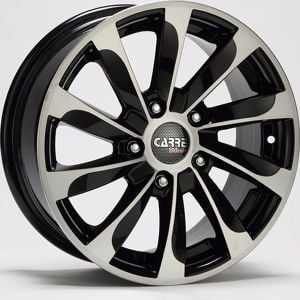 Carre 531 6.5x15inç 5X108 Black Diamond Çelik Jant