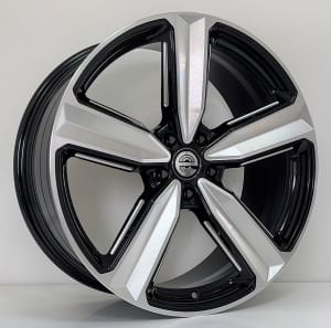 EXP HA0023 8.5X19İNÇ  5X112 ET32 66.45 BLACK MILLING XL ÇELİK JANT