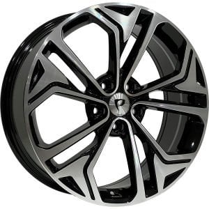 BK 5519 7.5X19 inç 5X114.3 ET50 67.1 BLACK MACHINED XL