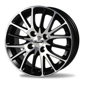 CMS 456/3 6x14inç 4x108 et35 63.4 Black Diamond Çelik Jant