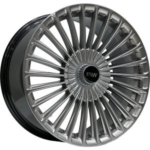 SRW 0051 8.5X18İNÇ  5X112 ET38 66.56 HYPER SILVER ÇELİK JANT