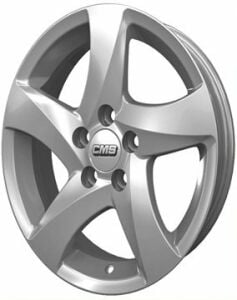 CMS 543 6.5x15inç 5x114.3 Silver Machined Çelik Jant