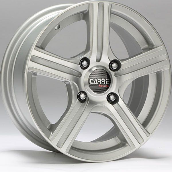 Carre 413 6x14inç 4x100 Silver Diamond Çelik Jant