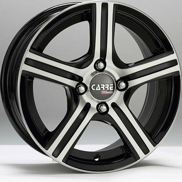 Carre 413 6x14inç 4x100 Black Diamond Çelik Jant