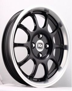 Kormetal KM 175 6.5x15inç 4x98 et30 67.1 Red Black Machined Çelik Jant