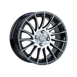 Carre CAR 403 5.5x14inç 5x100 et35 67.1 Black Machined Çelik Jant