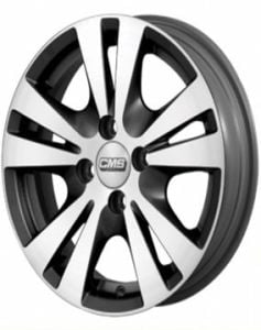 CMS 603 6.5x15inç 4x100 Gun Diamond Çelik Jant