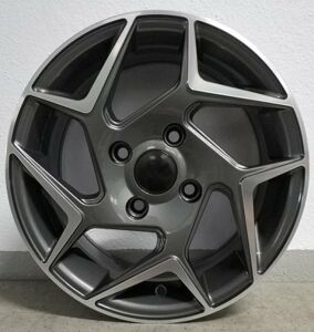 DY 064 6x14inç 4x108 ET35 63.1 Black Machıned Replika Çelik Jant