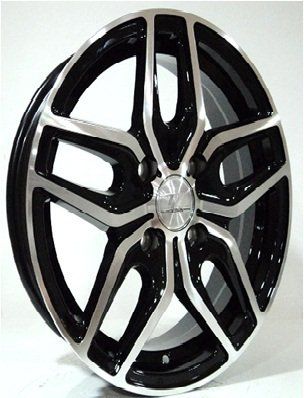 Tailong TL 5753 6x15inç 4x100 Black Machined Çelik Jant