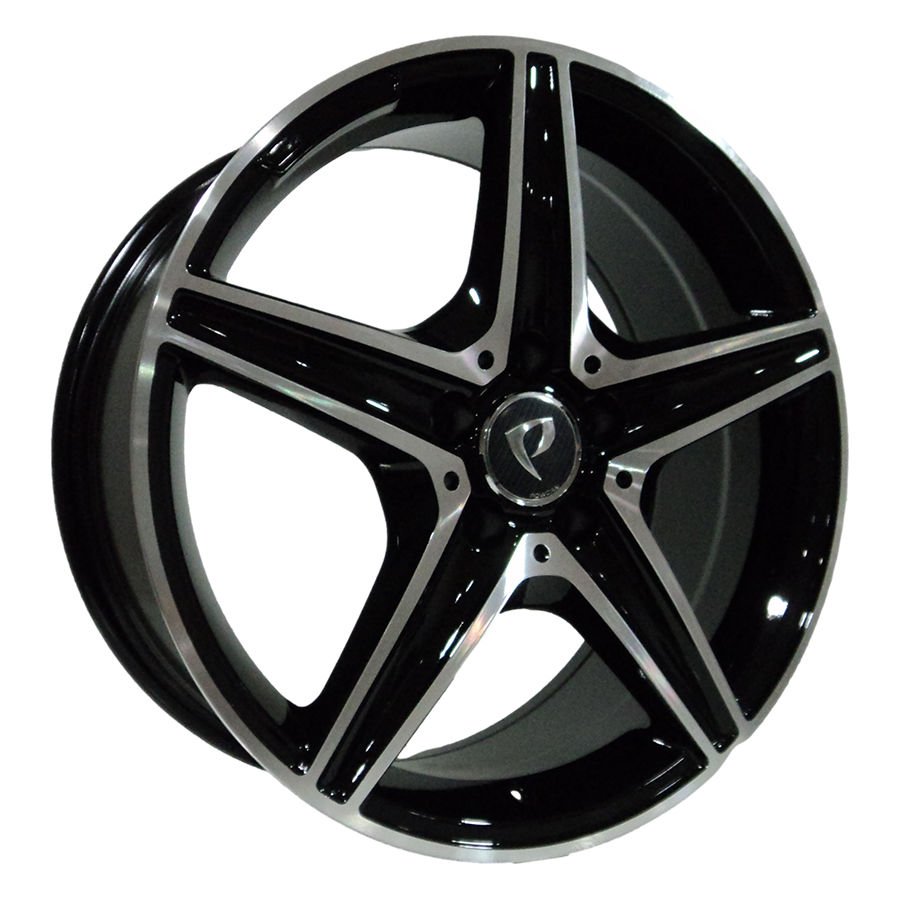 BK 5052 8x18inç 5x112 et45 66.56 BLACK Machined Çelik Jant