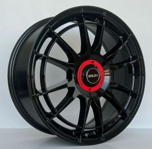 SLK 1935 7.5X18İNÇ  4X108 ET25 73.1 BLACK ÇELİK JANT