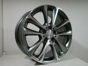 TL 0552 8x18 inç 5x112 et43 66.6 GUN Machined Çelik Jant