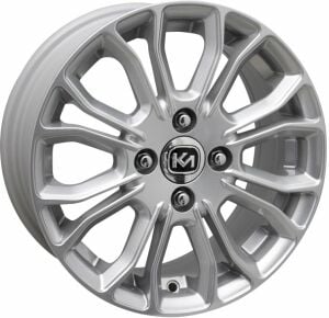 Kormetal KM 324 6x14inç 4x100 ET35 67.2 Silver Machined Çelik Jant