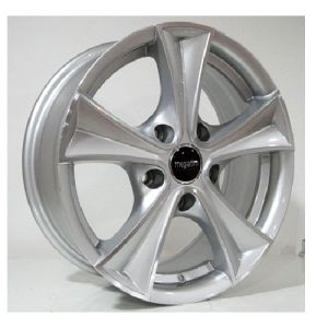 Megatim TIM 498 6.5x15inç 5x108 Silver Machined Çelik Jant