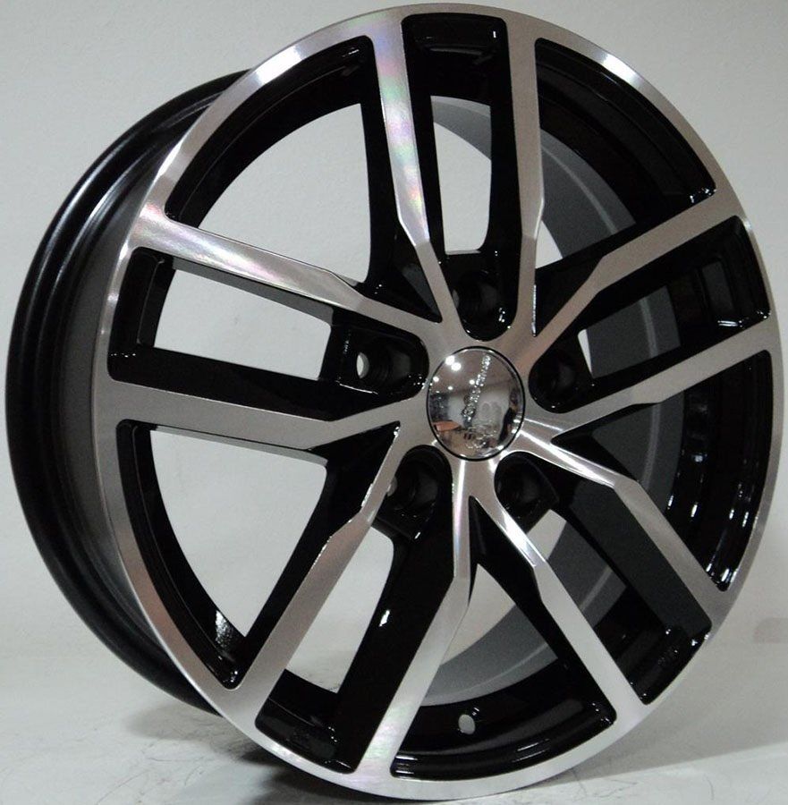 TORK 6314 6x15inç 5x112 et38 57.1 Black Machıned  REPLİKA Çelik Jant