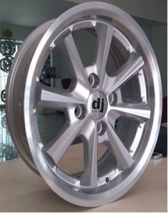 Dj DJ 550 6x14inç 4x108 Black + Silver Diamond + MAPP Çelik Jant