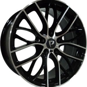 BK 5733 8.5X19 inç 5X120 ET34 72.56 BLACK MACHINED XL ÇELİK JANT