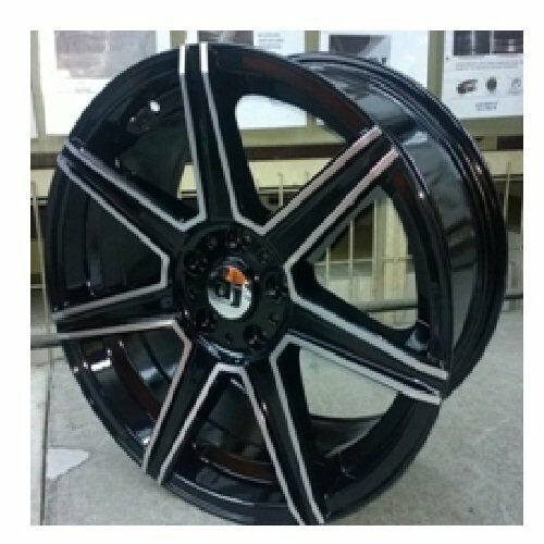 Dj DJ 548 8.5x18inç 5x112 Black Diamond Çelik Jant