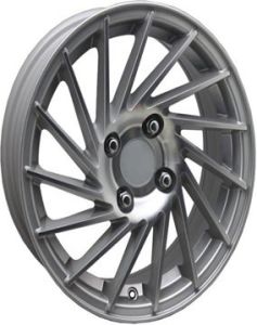 Kormetal KM DY 044 6x14inç 4x100 et35 67.1 Silver  Machined Çelik Jant