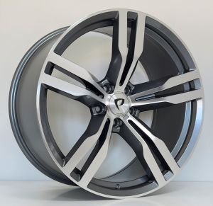 BK 5327 9.5X19İNÇ  5X112 ET38 66.6 GUN MACHINED XL ÇELİK JANT