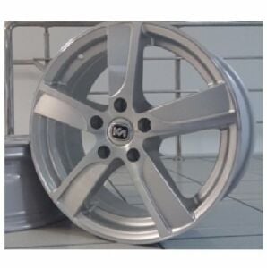 Kormetal KM 125 6.5x15inç 5x114.3 Silver + Black Diamond Çelik Jant