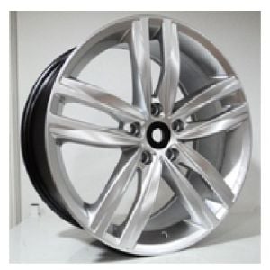 SLK 1611 7.5x17inç 5x112 et45 57.1 Silver Machined  Replika Çelik Jant