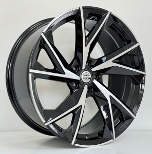 EXP HA0003 8.5X19İNÇ  5X112 ET32 66.45 BLACK MACHINED XL ÇELİK JANT