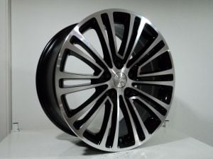 TL 1522 8x18inç 5x112 et30 66.6 BLACK Machined Çelik Jant