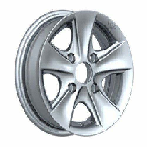 Megatim TIM 1101 6.5x15inç 4x100 Silver Machined Çelik Jant