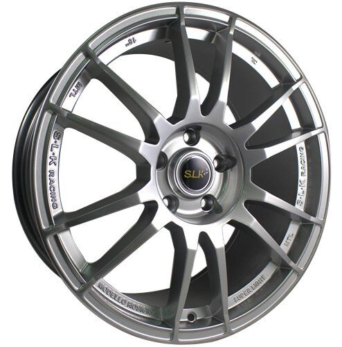 SLK 2040 8x18inç 5x112 et42 73.1 MAT BLACK Machined Çelik Jant